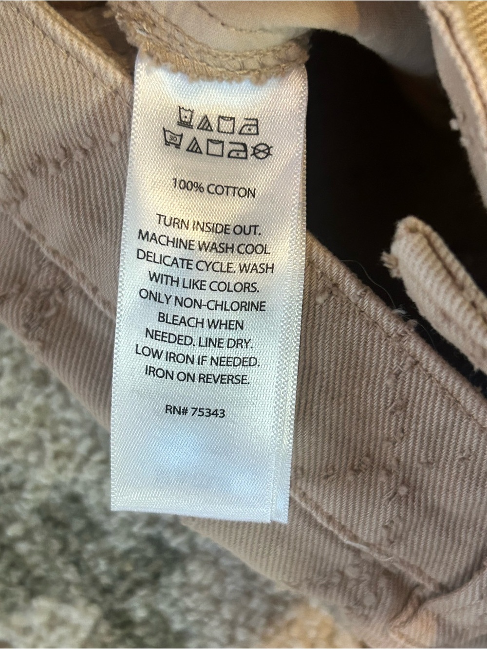 Jolie Quilted Beige Barrel Jeans - Picture 4 of 7
